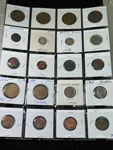 PAGE OF 20 MISC. COINS