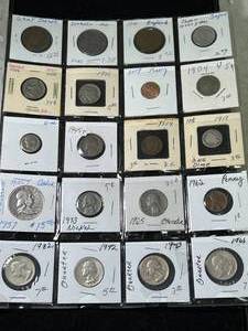 PAGE OF 20 MISC. COINS