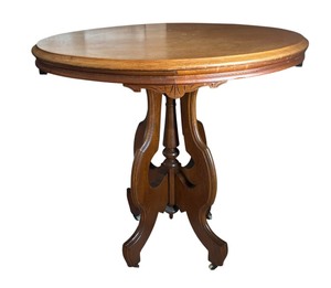 lot 70 image: Antique Victorian East Lake Style Accent Table