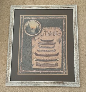 lot 150 image: Canoe Motif Print