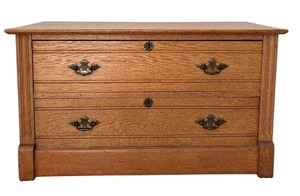 lot 58 image: Antique Two Drawer Dresser