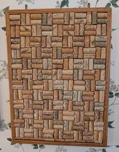 lot 209 image: Hanging Wine Cork Board