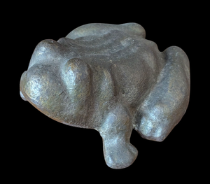 lot 207 image: Vintage Cast Iron Frog Doorstop