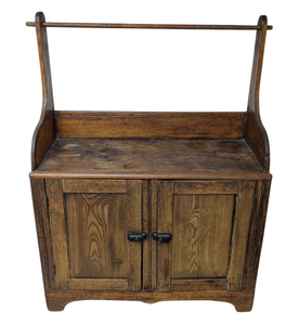 lot 9 image: Antique Wood Washstand