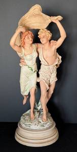lot 142A image: Emile Bruchon The Storm Plaster Sculpture
