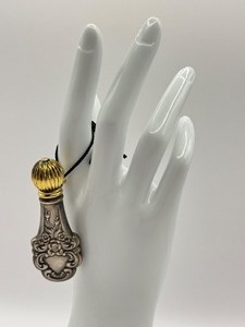 lot 18R image: Antique Towle Sterling Silver Perfume Bottle