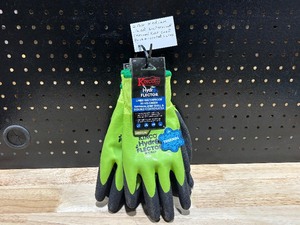 2 Pair Medium Lined Waterproof Thermal Knit Shell Double Coated Latex Gloves