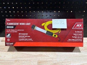 Fluorescent Work Light with 15 Foot Cord