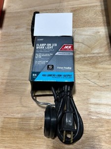 400 Lumens Clamp-On LED Work Light with 6 Foot Cord