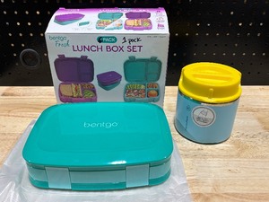 New Bentgo 1 Pack Lunch Box, ThermoFlask Food Thermos