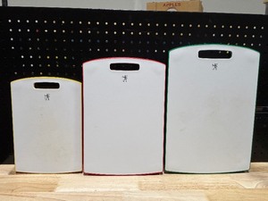 3 Piece Henckels Plastic Cutting Board Set (Used)
