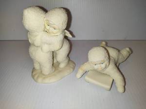 lot 104 image: D56 Snowbabies