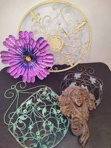lot 100 image: Assorted MetalIron Garden Art