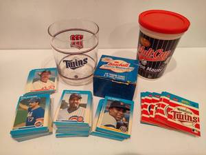 lot 66 image: Lot of Twins Items & Mini Baseball Cards