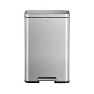 lot 96 image: EKO Stainless Steel 50L Madison Step Trash Can