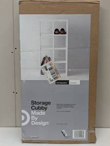 lot 114 image: 8 Bin Shoe Organizer White - Made By Design - White