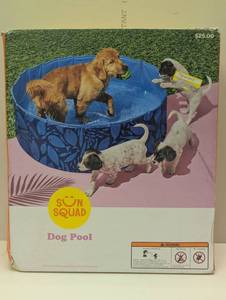 lot 12 image: SUN SQUAD DOG POOL 12 IN H X 40 IN DIAMETER