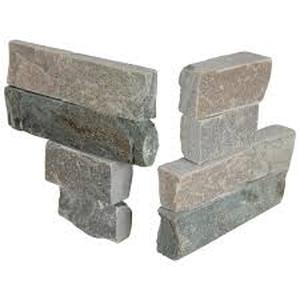 lot 11 image: 12 Boxes of MSI Sierra Blue Ledger Corner 6 in. x 6 in. Splitface Quartzite Wall Tile (2 sq. ft.  case)   Customer Returns See Pictures