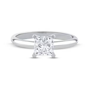 lot 4 image: Quarter Carrot .25 Natural Diamond Ring 14k White Gold