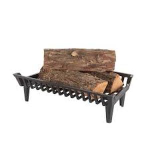 lot 19 image: Liberty Foundry 24 in. Cast Iron Heavy-Duty Fireplace Grate with 4 in. Clearance  Customer Returns See Pictures
