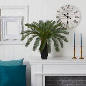 lot 37 image: Indoor 30 in. Cycas Artificial Plant by Nearly Natural Customer Returns See Pictures