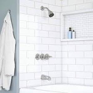 lot 38 image: Glacier Bay Aragon 3 Handle 1-Spray Tub and Shower Faucet 1.8 GPM in Chrome (Valve Included)Customer Returns See Pictures