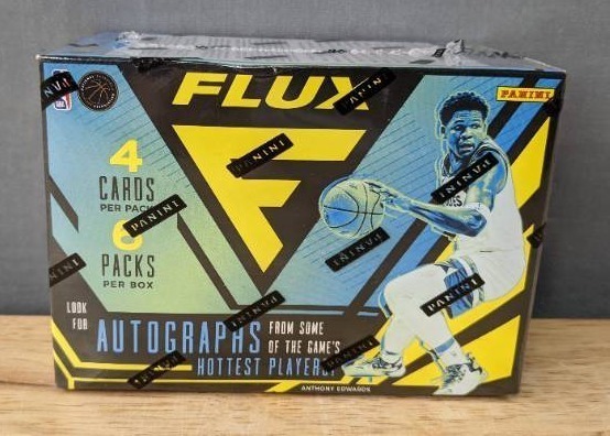 lot 6 image: Brand New 2022-2023 Panini Flux NBA Basketball Blaster Card Box O
