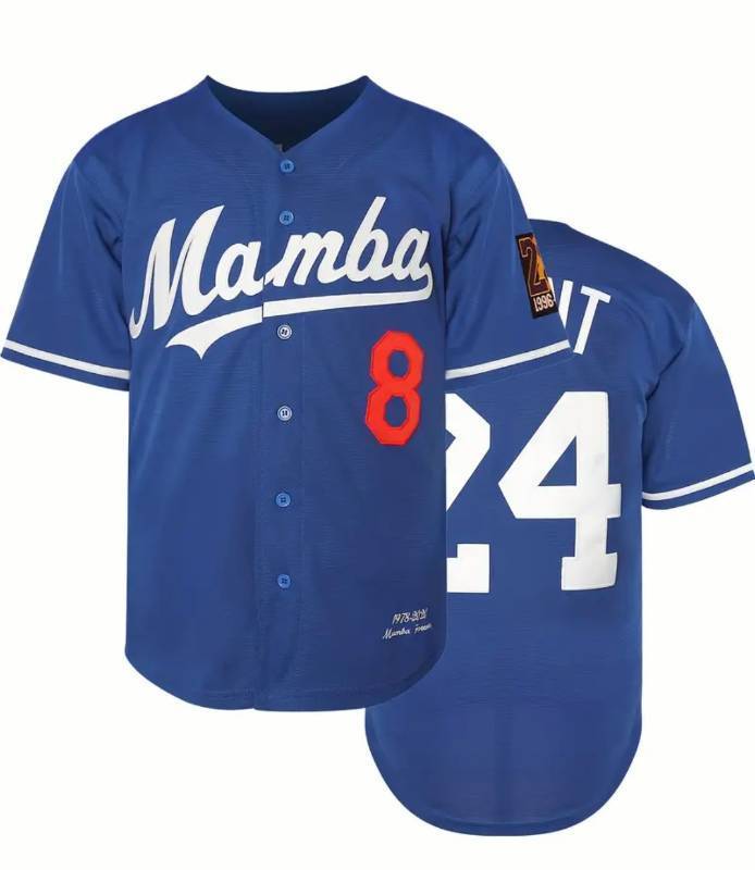 lot 24H image: Brand New Kobe Bryant Los Angeles MAMBA 824 Jersey Mens XXL I