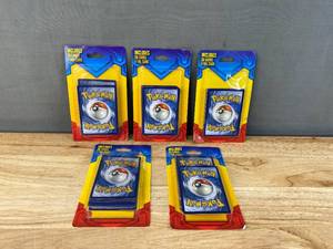 lot 35B image: 5 Brand New Pokemon Mystery Card Packs N
