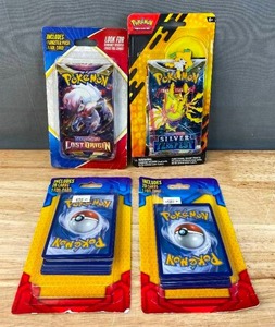 lot 51B image: Brand New Pokmon Sword & Shield Lost Origin Booster Pack and 1 Foil Card, Pokmon TCG Sword & Shield Silver Tempest Card Pack and 2 Pokmon TCG Mystery Packs of 20 Cards with 1 Foil Card N
