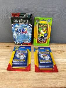 lot 31B image: Brand New Pokemon Trading Cards exBattle Deck Greninja and 3 Mystery Packs N
