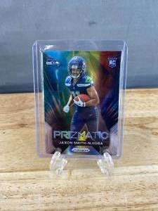 lot 157 image: 2023 Panini Prizm Jaxon Smith-Njigba Prizmatic RC #1 J