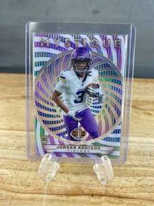 lot 166 image: 2023 Panini Illusions Jordan Addison Mystique RC #20 T
