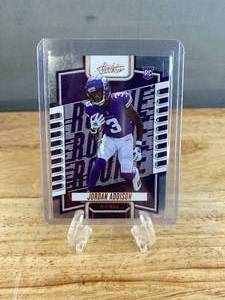 lot 172 image: 2023 Panini Absolute Jordan Addison RC #112 T