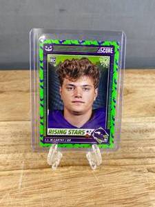 lot 175 image: 2024 Panini Score-A-Treat JJ McCarthy Rising Stars RC #19 J