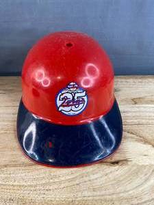 lot 182 image: 1985 Vintage Minnesota Twins 25th Anniversary Novelty Batting Helmet 1961-1985 J