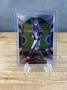 lot 122 image: 2020 Panini Select Justin Jefferson Concourse Level RC #61 T