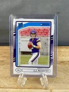 lot 66 image: 2024 Panini Donruss JJ McCarthy Rated Rookie #303 T