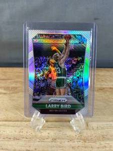 lot 69 image: 2015 Panini Prizm Larry Bird Silver Prizm #261 J