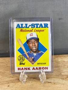 lot 73 image: 2023 Topps Series 1 Hank Aaron 35th Anniversary All-Stars #88AS-3 J