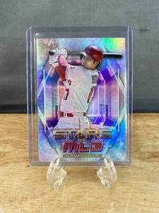lot 85 image: 2023 Topps Shohei Ohtani Stars of the MLB Foil #SMLB-33 J