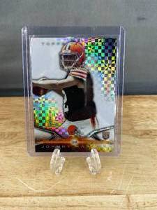 lot 89 image: 2014 Topps Johnny Manziel XFractor Rookie #126 J