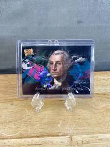 lot 97 image: 2021 Super Products George Washington Pieces of the Past #73 J