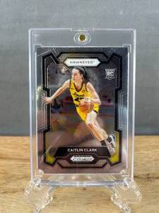 lot 17 image: 2024 Panini Prizm Draft Picks Caitlin Clark RC #57 T