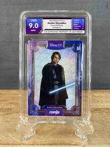 lot 33 image: 2023 Star Wars Kakawow Cosmos Anakin Skywalker Disney 100 All-Stars Graded C3 Mint 9 J