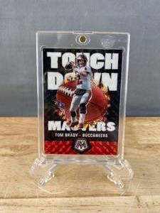 lot 35 image: 2020 Panini Mosaic Tom Brady Touchdown Masters Prizm #TM2 J