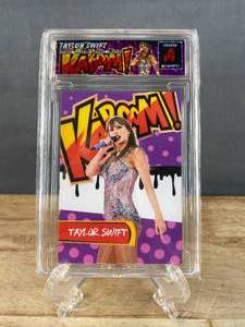 lot 37 image: Taylor Swift KABOOM Custom Trading Card Grade A J