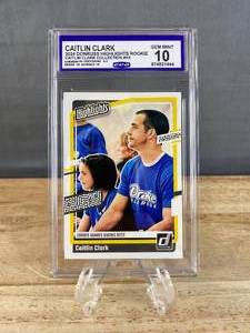 lot 192 image: 2024 Donruss Highlights Caitlin Clark RC #H2 Graded CCG Gem Mint 10 J