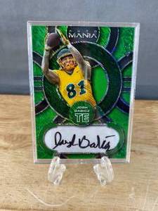 lot 201 image: 2022 Wild Card Auto Mania Josh Babicz Circle Green Autograph Numbered 4850 #AM-C20 J
