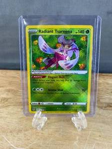 lot 202 image: Radiant Tsareena 016195 Sword & Shield Silver Tempest Holo Pokemon TCG J